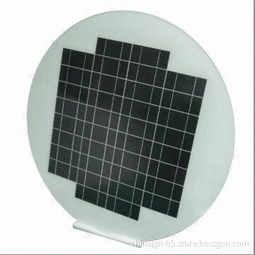 Laminated Round Solar Module with Maximum Power of 60W, CE-approved